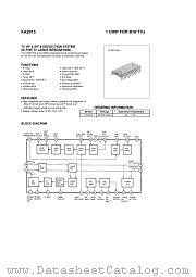 KA2915 datasheet pdf Samsung Electronic