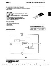 KA2407 datasheet pdf Samsung Electronic