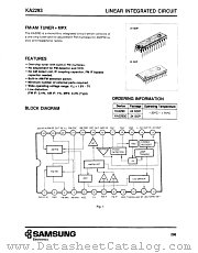 KA2293 datasheet pdf Samsung Electronic