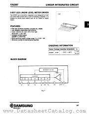 KA2287 datasheet pdf Samsung Electronic