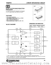 KA22712 datasheet pdf Samsung Electronic