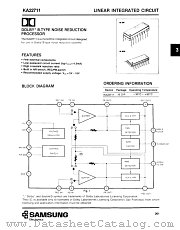 KA22711 datasheet pdf Samsung Electronic