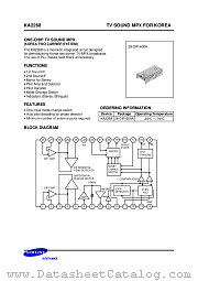KA2268 datasheet pdf Samsung Electronic