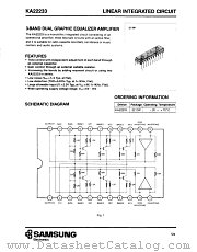 KA22233 datasheet pdf Samsung Electronic