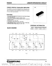 KA2223 datasheet pdf Samsung Electronic
