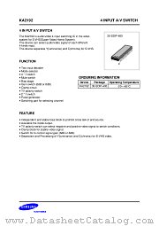 KA2192 datasheet pdf Samsung Electronic