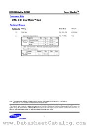 K9S1208V0M-SSB0 datasheet pdf Samsung Electronic