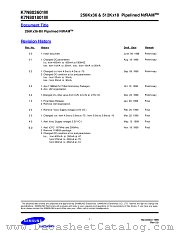 K7N801801M datasheet pdf Samsung Electronic