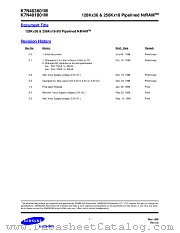 K7N403601M datasheet pdf Samsung Electronic