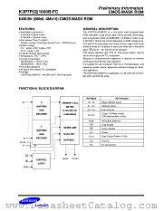 K3P7C1000B-GC, K3P7C1000B-TC, K3P7 FC datasheet pdf Samsung Electronic