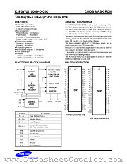 K3P5V1000D-D(G)C, K3P5U1000D-D(G)C datasheet pdf Samsung Electronic