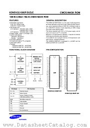 K3N5V(U)1000F-D(G)C,TC datasheet pdf Samsung Electronic