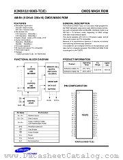 K3N3V(U)1000D-D(G)C, K3N3V(U)1000D-TC(E) datasheet pdf Samsung Electronic
