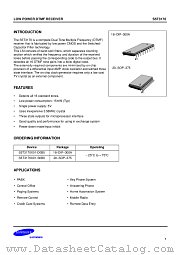 S5T3170X01 datasheet pdf Samsung Electronic