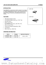 S1T8602B01 datasheet pdf Samsung Electronic