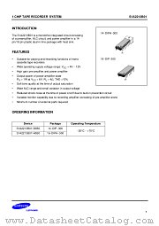 S1A2213B01 datasheet pdf Samsung Electronic