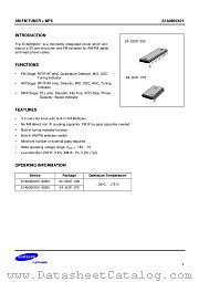 S1A0900X01 datasheet pdf Samsung Electronic