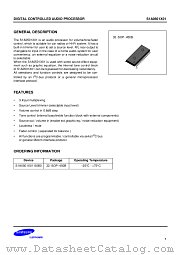 S1A0501X01 datasheet pdf Samsung Electronic