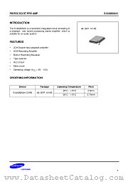 S1A0292A01 datasheet pdf Samsung Electronic