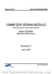 M470L1713CT0 datasheet pdf Samsung Electronic