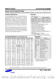 M464S1724DTS datasheet pdf Samsung Electronic