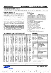 M390S3253DTU datasheet pdf Samsung Electronic