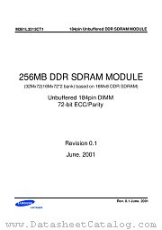 M381L3313CT1 datasheet pdf Samsung Electronic