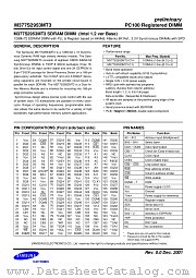 M377S2953MT3 datasheet pdf Samsung Electronic