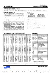 M377S2950MT3 datasheet pdf Samsung Electronic
