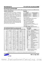 M374S6453CTS datasheet pdf Samsung Electronic