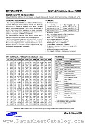M374S1623FTS datasheet pdf Samsung Electronic