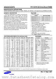 M366S3323DTS datasheet pdf Samsung Electronic