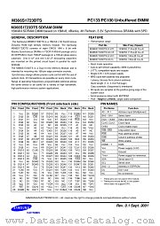 M366S1723DTS datasheet pdf Samsung Electronic