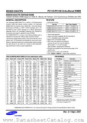 M366S1654CTS datasheet pdf Samsung Electronic