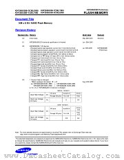 K9F2808Q0B / K9F2808U0B datasheet pdf Samsung Electronic