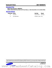K5A3340YTA, K5A3340YBA datasheet pdf Samsung Electronic