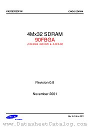 K4S283233F-M datasheet pdf Samsung Electronic