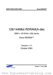K4H510638B datasheet pdf Samsung Electronic