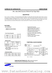 K4F661611D, K4F641611D datasheet pdf Samsung Electronic