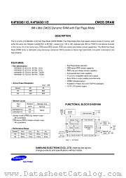 K4F660811D, K4F640811D datasheet pdf Samsung Electronic