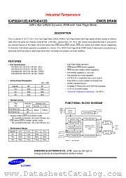 K4F660412D, K4F640412D datasheet pdf Samsung Electronic