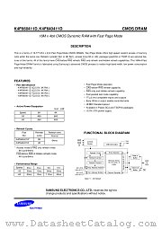 K4F660411D, K4F640411D datasheet pdf Samsung Electronic