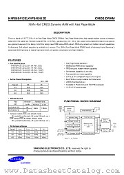 K4F660412E, K4F640412E datasheet pdf Samsung Electronic