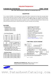K4E660812D, K4E640812D datasheet pdf Samsung Electronic