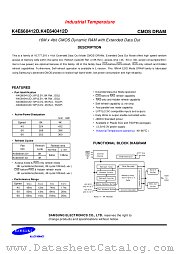 K4E660412D, K4E640412D datasheet pdf Samsung Electronic