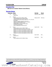 K1S321615M datasheet pdf Samsung Electronic