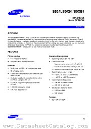 S524LB0X91 datasheet pdf Samsung Electronic