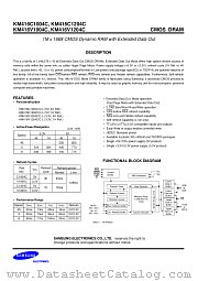 KM416V1204C datasheet pdf Samsung Electronic