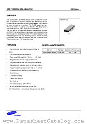 S5D2508A01 datasheet pdf Samsung Electronic