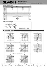 SLA6012 datasheet pdf Sanken